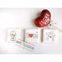 پک سه عددی کوکی ولنتاینی