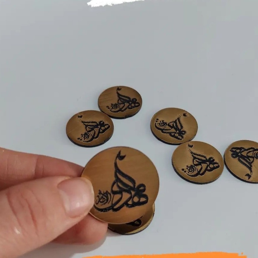 پلاک مولتی استایل غدیری و هر مناسبتی برای گیفت هاو تسبیح (50عددی)