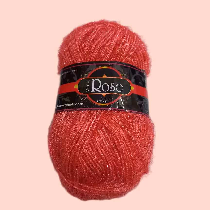 کاموا  سوزنی   گلبهی  (100 گرمی)