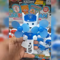 پنکه دستی دو پره طرح سگهای نگهبان