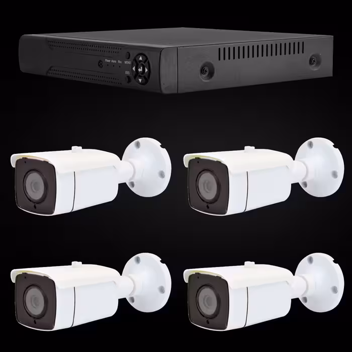 پکیج دوربین 4 عددی FULL HD بهمراه کلیه تجهیزات نصب