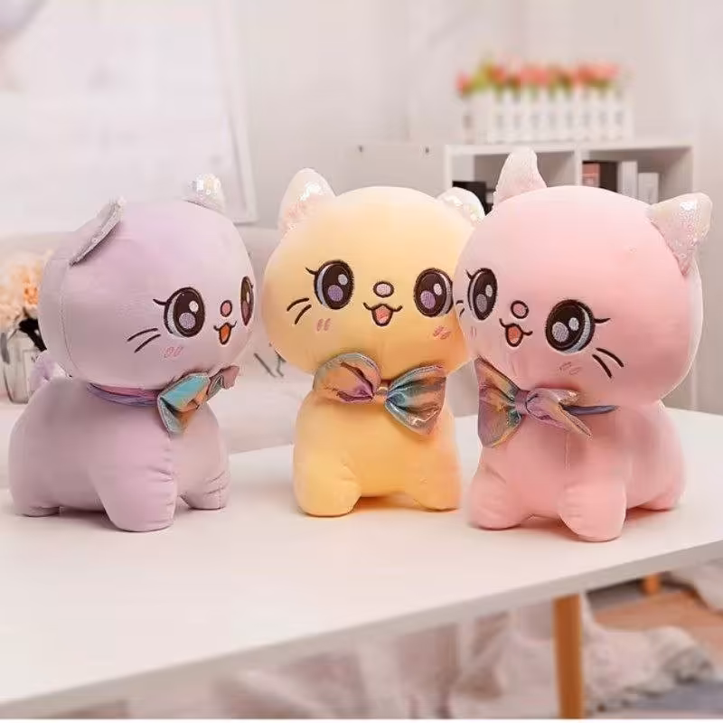 عروسک مدل گربه اشرافی ارتفاع 25 سانتی متر