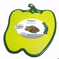 تخته گوشت طرح فلفل سبز هوبی لایف ترکیه در رنگ و طرح جذاب