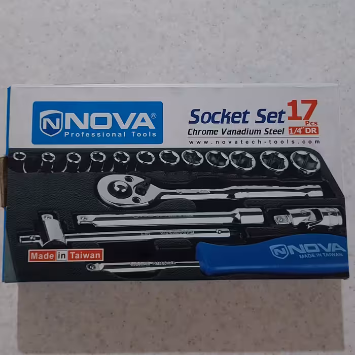 جعبه بکس هواگیری 17 پارچه 1.4 فول پولیش تایوانی نووا مدل NTS-7003