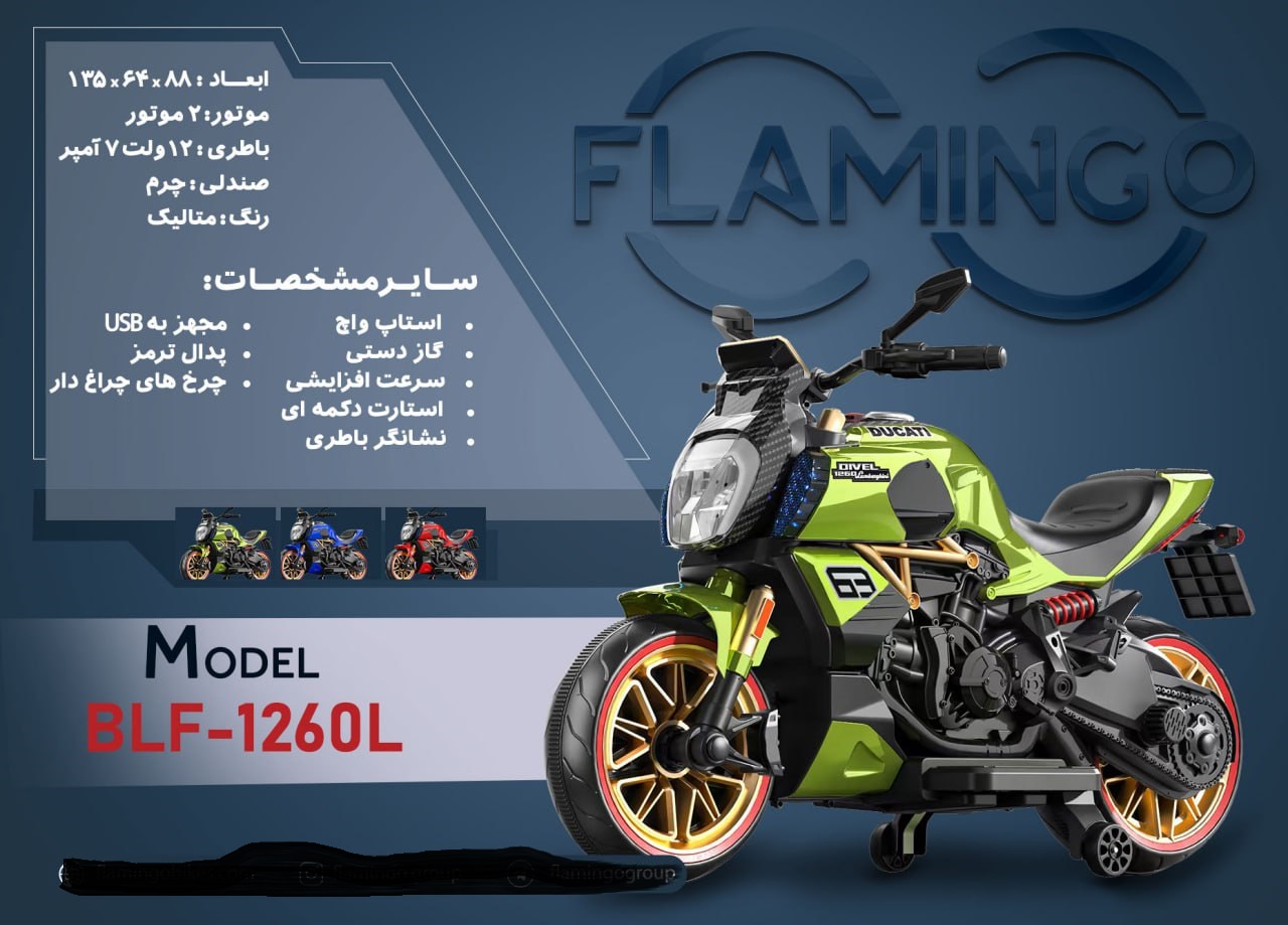 موتور شارژی فلامینگو flamingo مدل BLF-1260L – PAINT