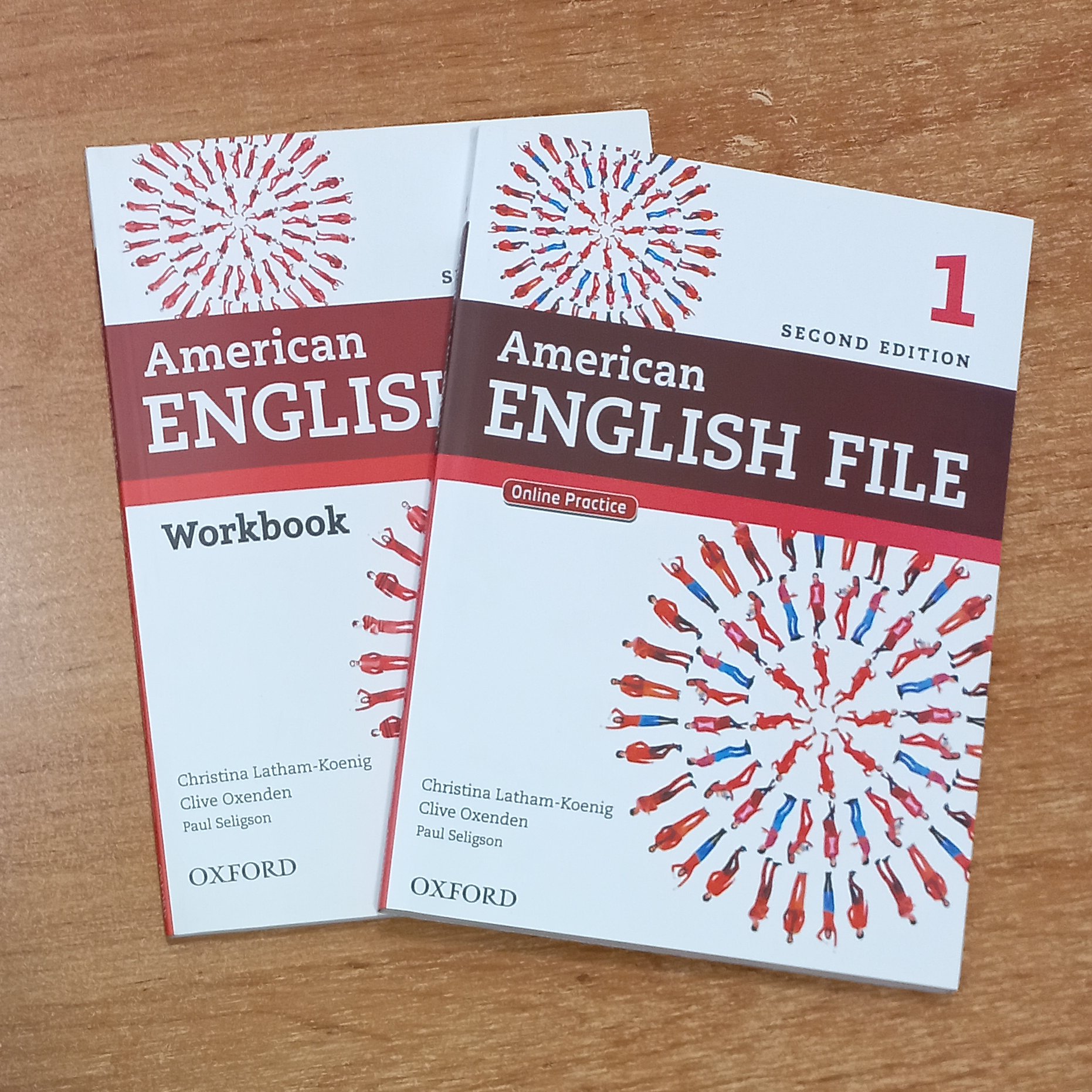کتاب امریکن انگلیش فایل 1 American english file  ویرایش دوم همراه با کتاب کار سایز وزیری 