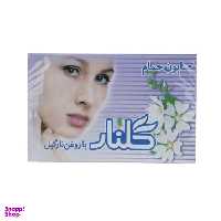 صابون گلنار (Golnar) رنگ سفید وزن 130 گرم بسته 6 عددی