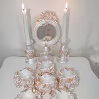 هفت سین سفره هفت سین عروس مدل گل رز دررنگ دلخواه