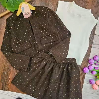 سه تیکه خال خالی دخترانه