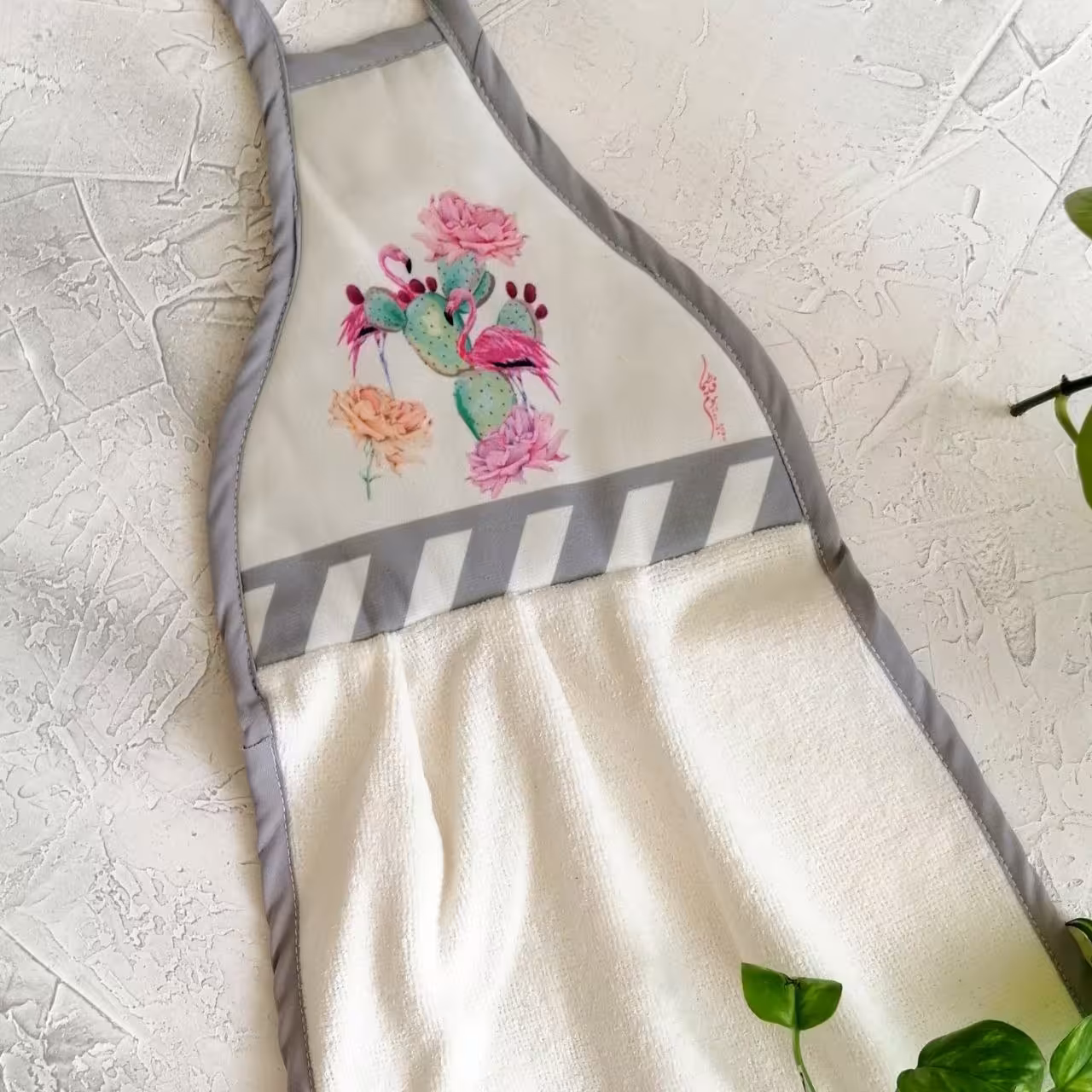 حوله آشپزخانه مدل روژان طرح 15