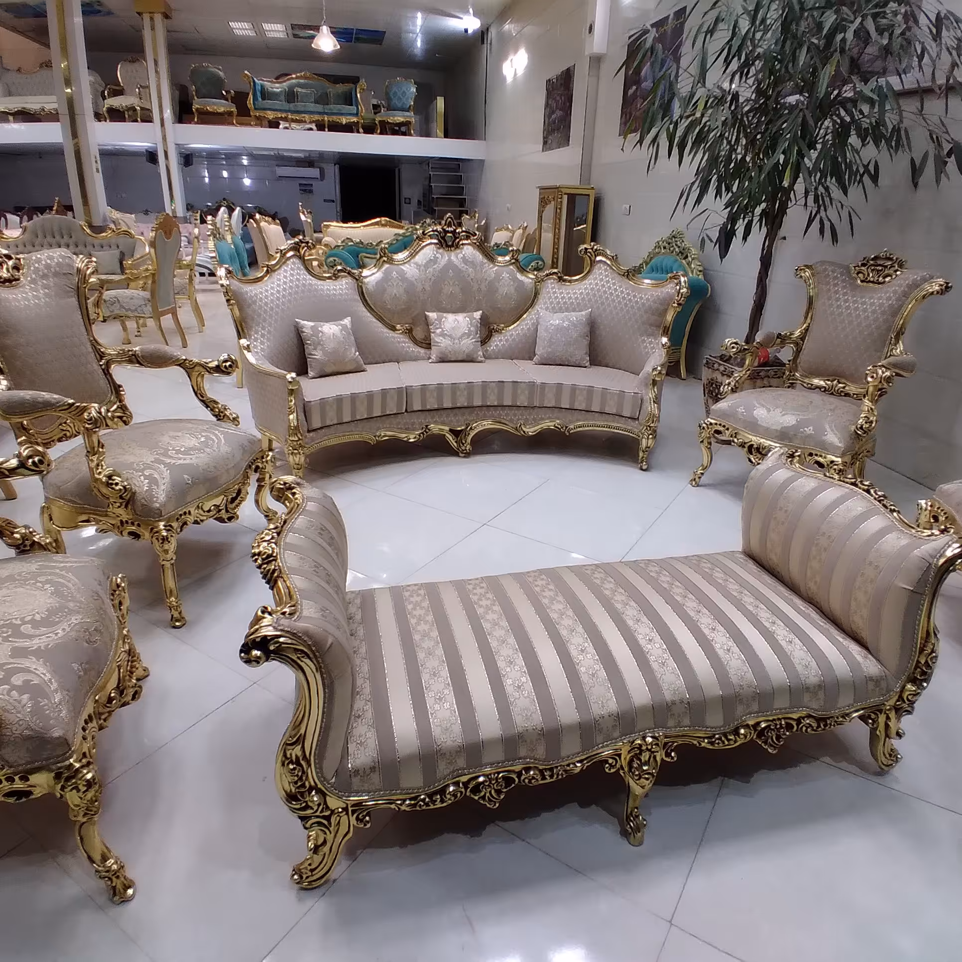 مبل سلطنتی تمام راش