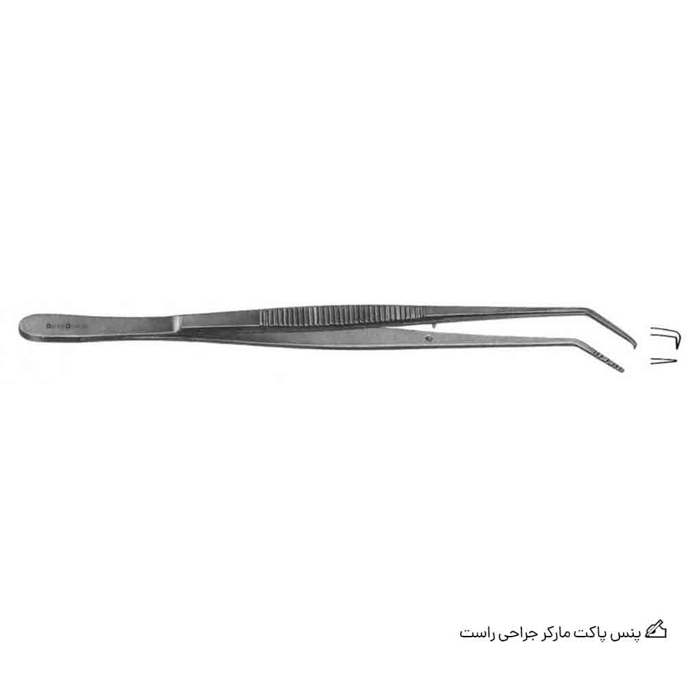 پنس پاکت مارکر جراحی راست