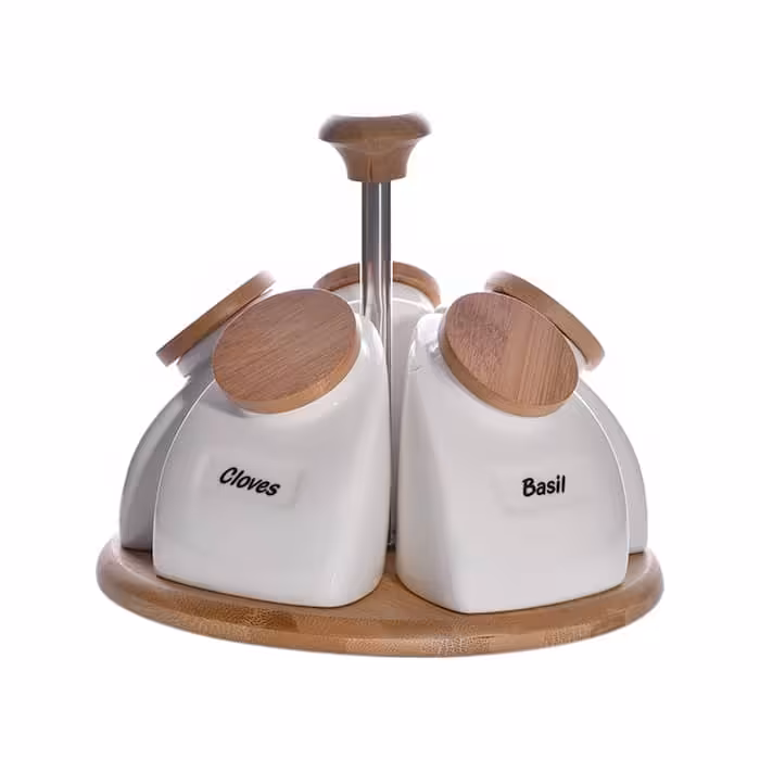 ست جا ادویه 5 پارچه مدل پارسی