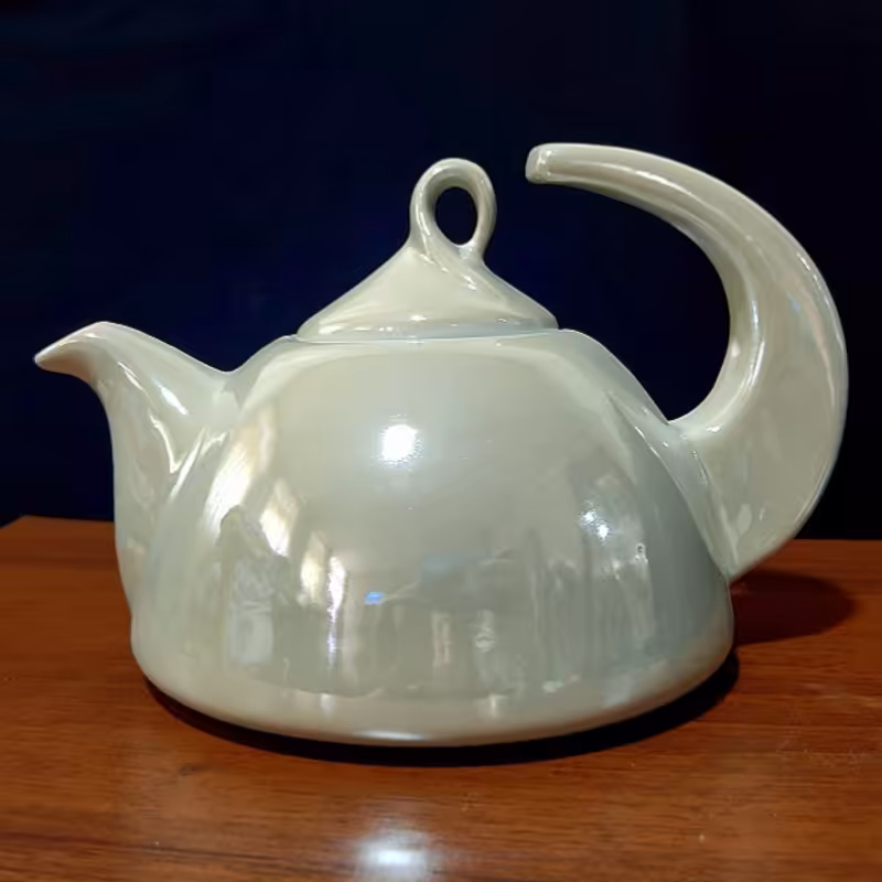 قوری چینی ، آبکاری صدفی لایت جدید  بسیار شیک و زیبا ، رنگ ثابت تضمینی طراحی عالی و منحصر ب فرد