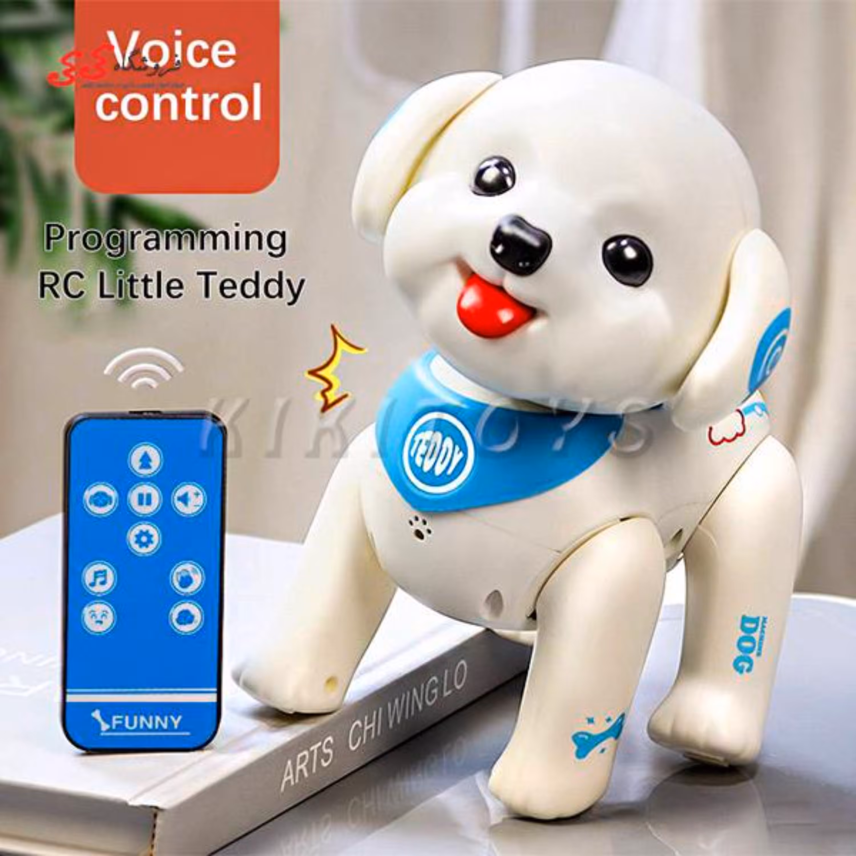 سگ کنترلی رباتیک  زومر اسباب بازی  STUNT DOG K19