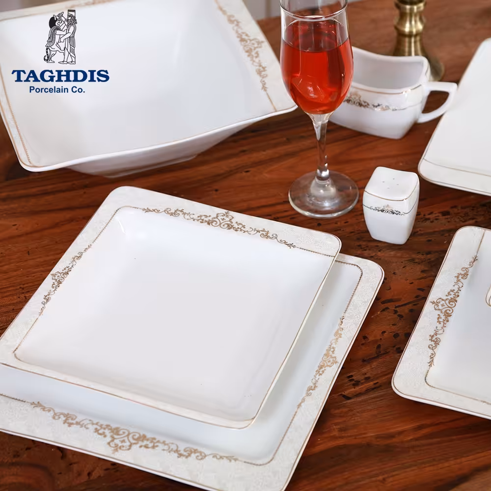 سرویس 12 نفره کامل چینی تقدیس  مدل ماکسیرا 