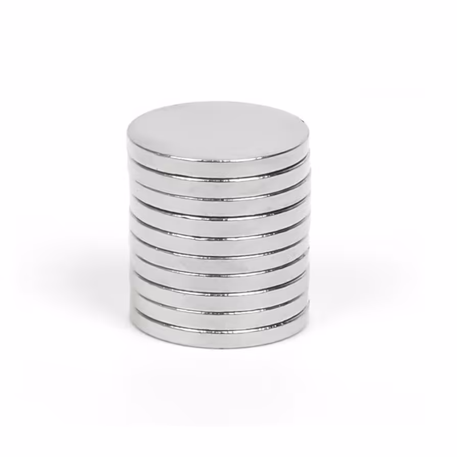 آهنربا نئودیمیوم 8x1 سوپرمگنت دیسک سایز 8x1 mm میلیمتر بسته 10عددی