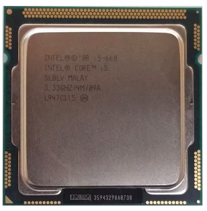 سی پی یو اینتل مدل Core i5-660 با فرکانس 3.33 گیگاهرتز