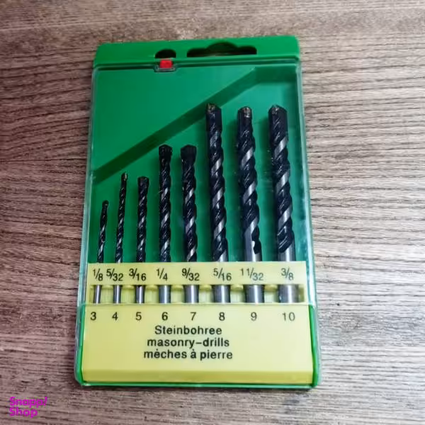 جعبه مته الماسه 8عددی ولف مدل ماسونری