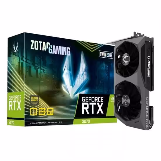 خرید کارت گرافیک زوتاک Graphics Zotac RTX 3070 Ti Trinity 8GB با بهترین قیمت