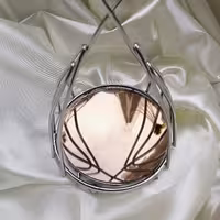 هفتسین فلزی نقره ای رنگ مدل گرد)