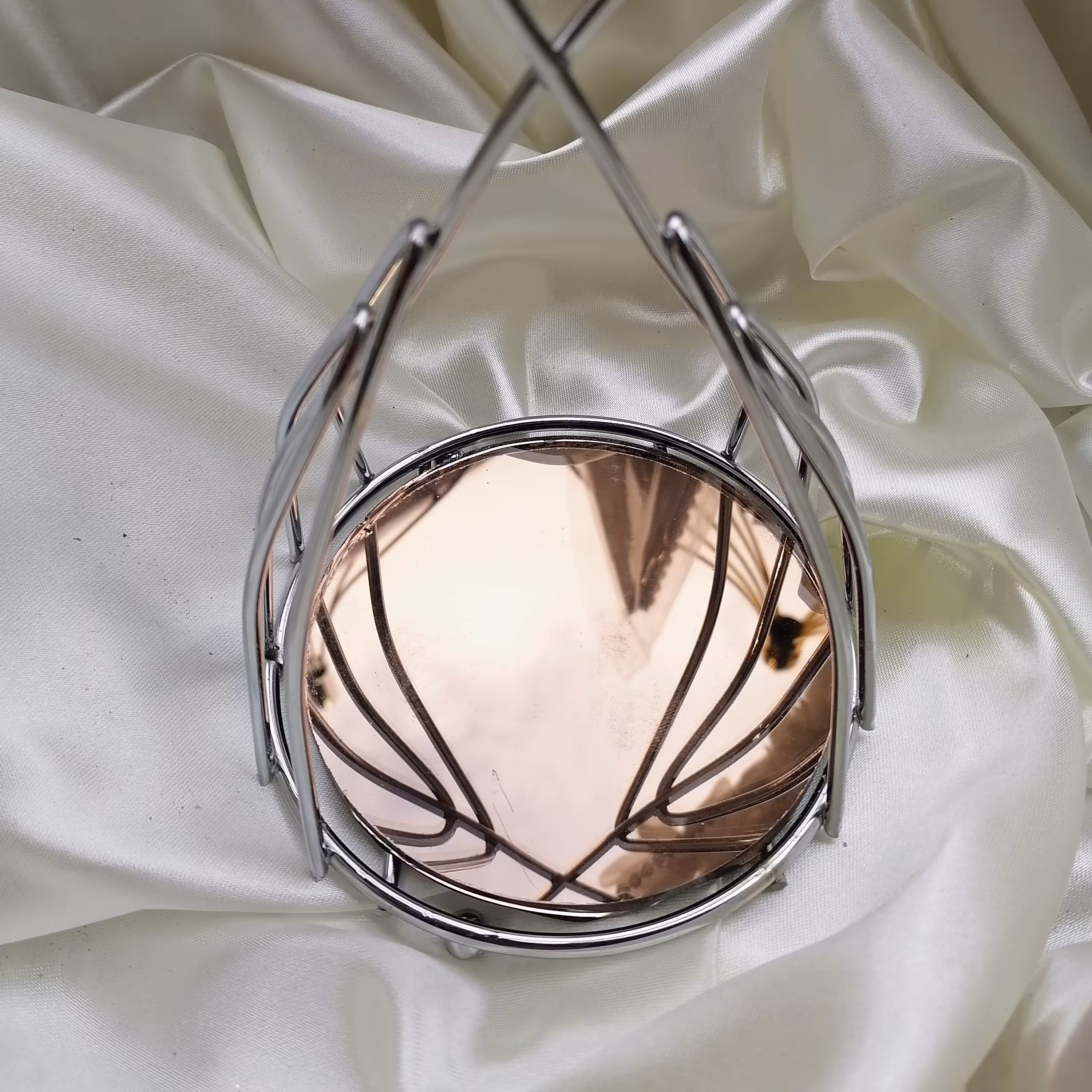 هفتسین فلزی نقره ای رنگ مدل گرد)