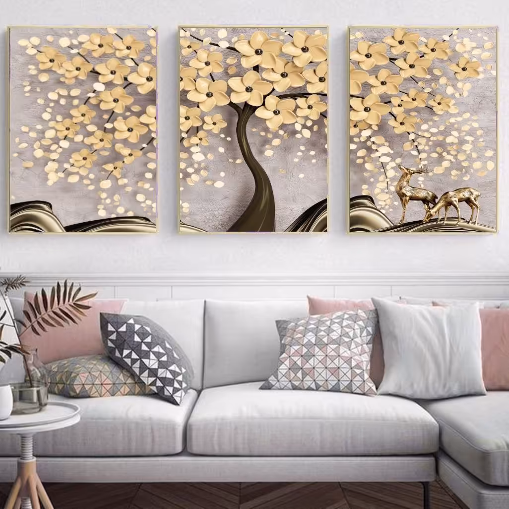 تابلو دکوراتیو 3تیکه کد0055