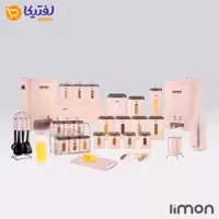 سرویس آشپزخانه لیمون چهارگوش 36 پارچه درب شفاف 2012