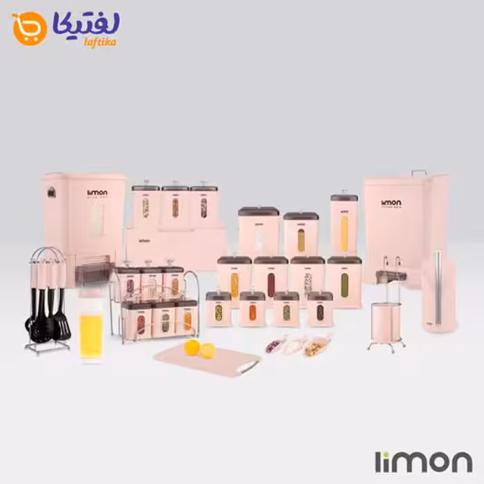 سرویس آشپزخانه لیمون چهارگوش 36 پارچه درب شفاف 2012