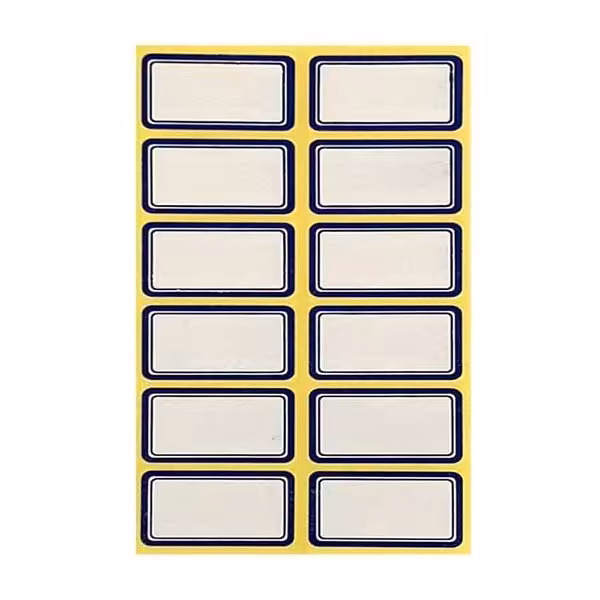 برچسب یادداشت 12 عددی  (تک ورقه)