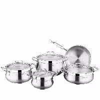 سرویس قابلمه 9 پارچه استیل کرکماز Korkmaz A1959