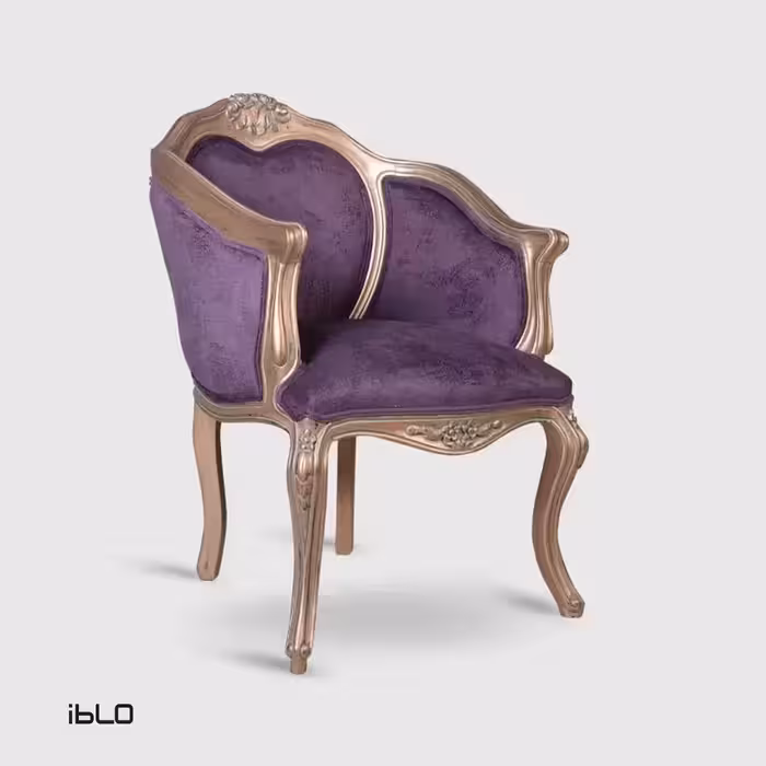 مبل یک‌نفره کلاسیک لوکاس (بنفش)