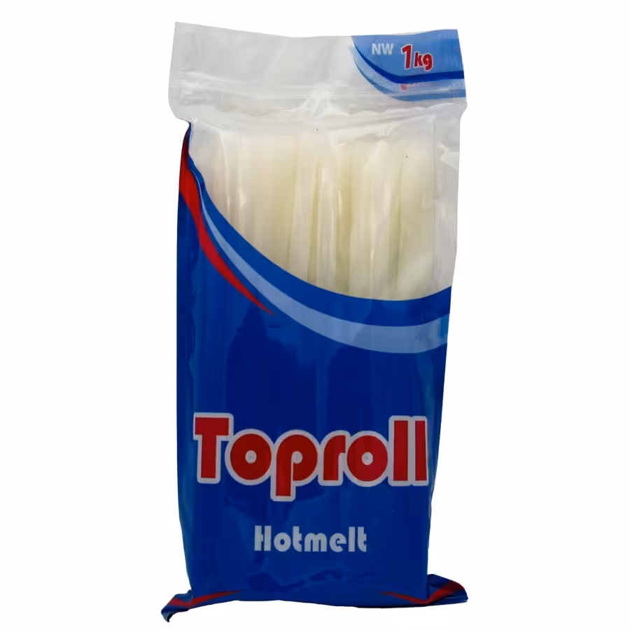 چسب حرارتی بزرگ سایز 11 میلی‌متر بسته 1 کیلویی تاپ رول