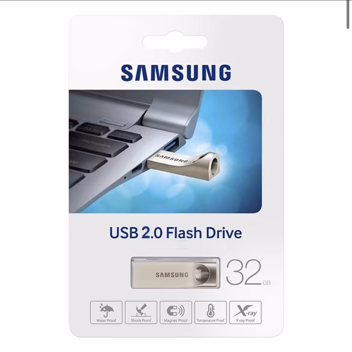 فلش 32 گیگ samsung مدل Bar گارانتی تعویض مادام العمر
