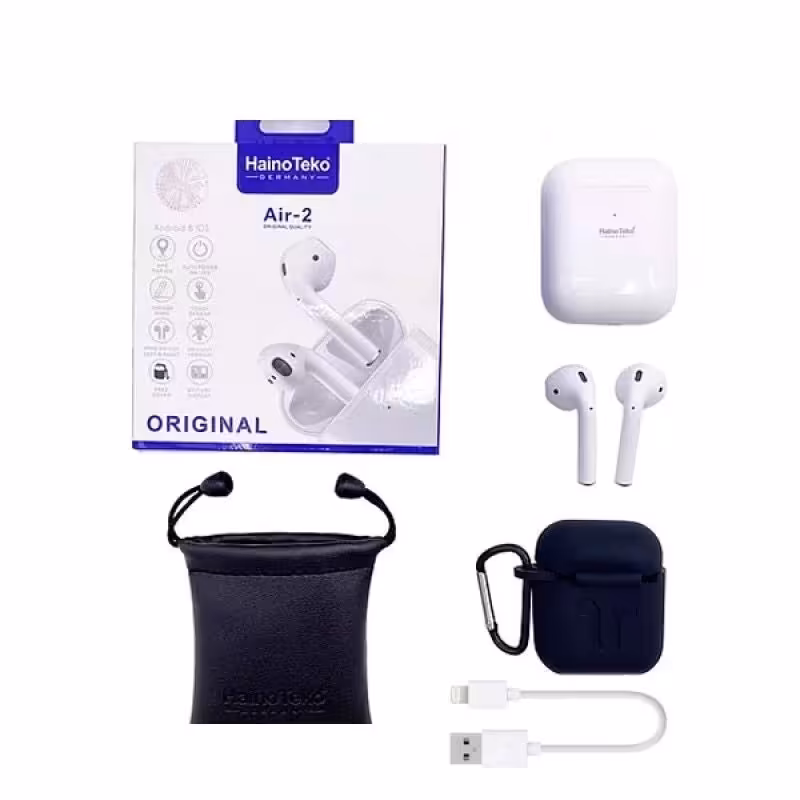 هندزفری بی سیم هاینو تکو مدل Air-2 کیفیت اصلی  به همراه کیف و محافظ کیس



