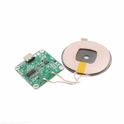 ماژول شارژر وایرلس 20W با ورودی Type-C به همراه صفحه کویل شارژ