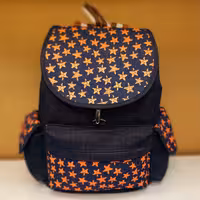 کوله پشتی جین طرح orange Star