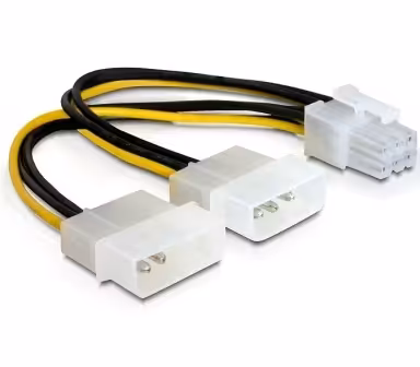 کابل تبدیل برق 6 پین کارت گرافیک