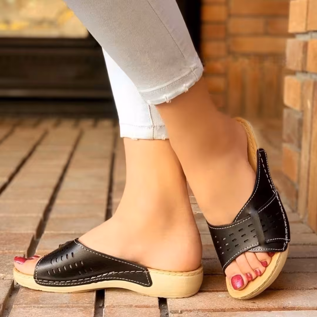 صندل زنانه کد 2001 برند پاما  کفه طبی دوختی