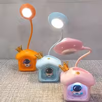 چراغ مطالعه فضانورد- در سه رنگ نارنجی-آبی -صورتی- تنظیم نور 4 حالته