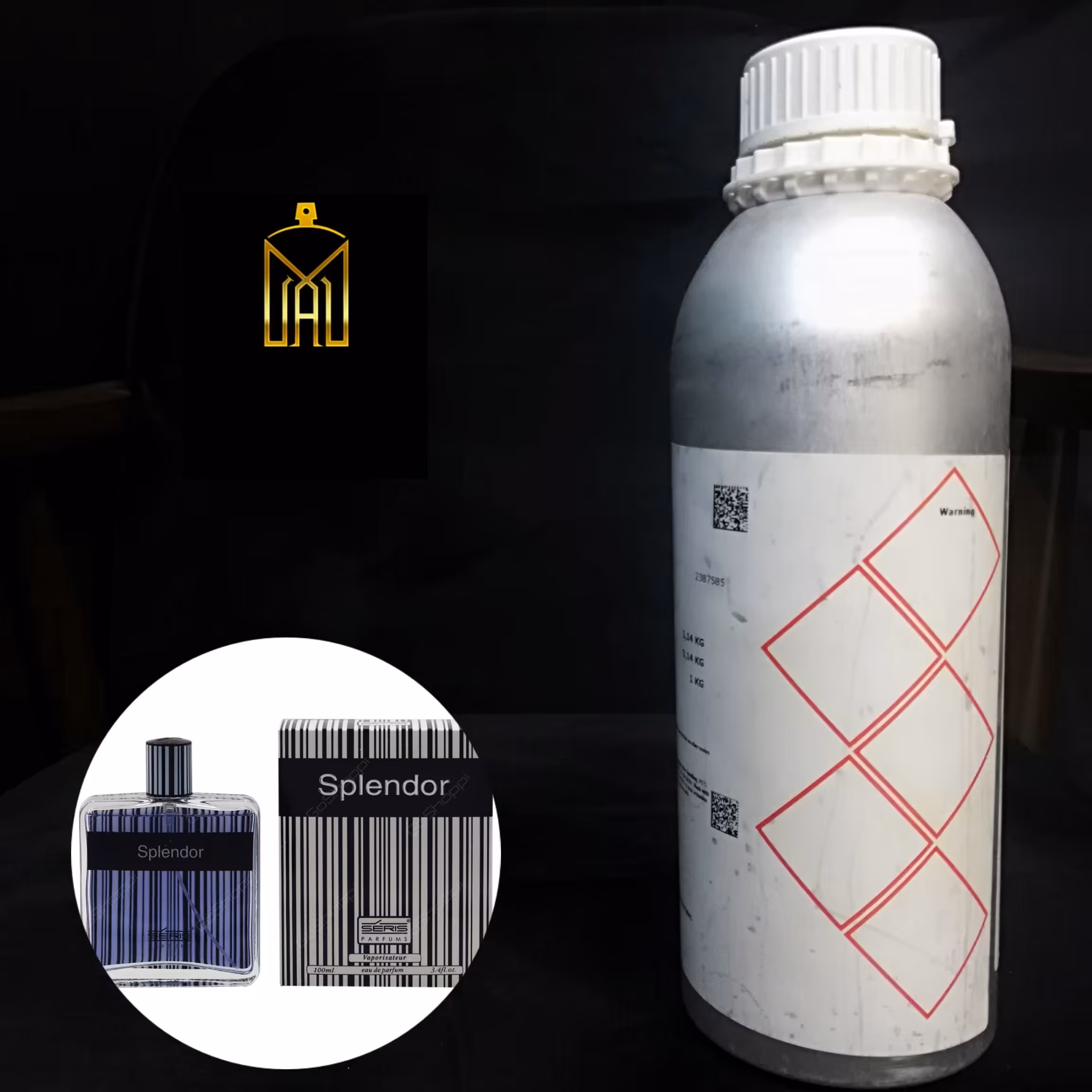 عطر ادکلن مردانه 35 میل اسپلندور بلک مشابه اورجینال ماندگاری بالا 