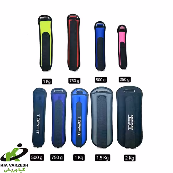 وزنه دست و پا شنی سری A رنگی-مشخصات، قیمت و خرید