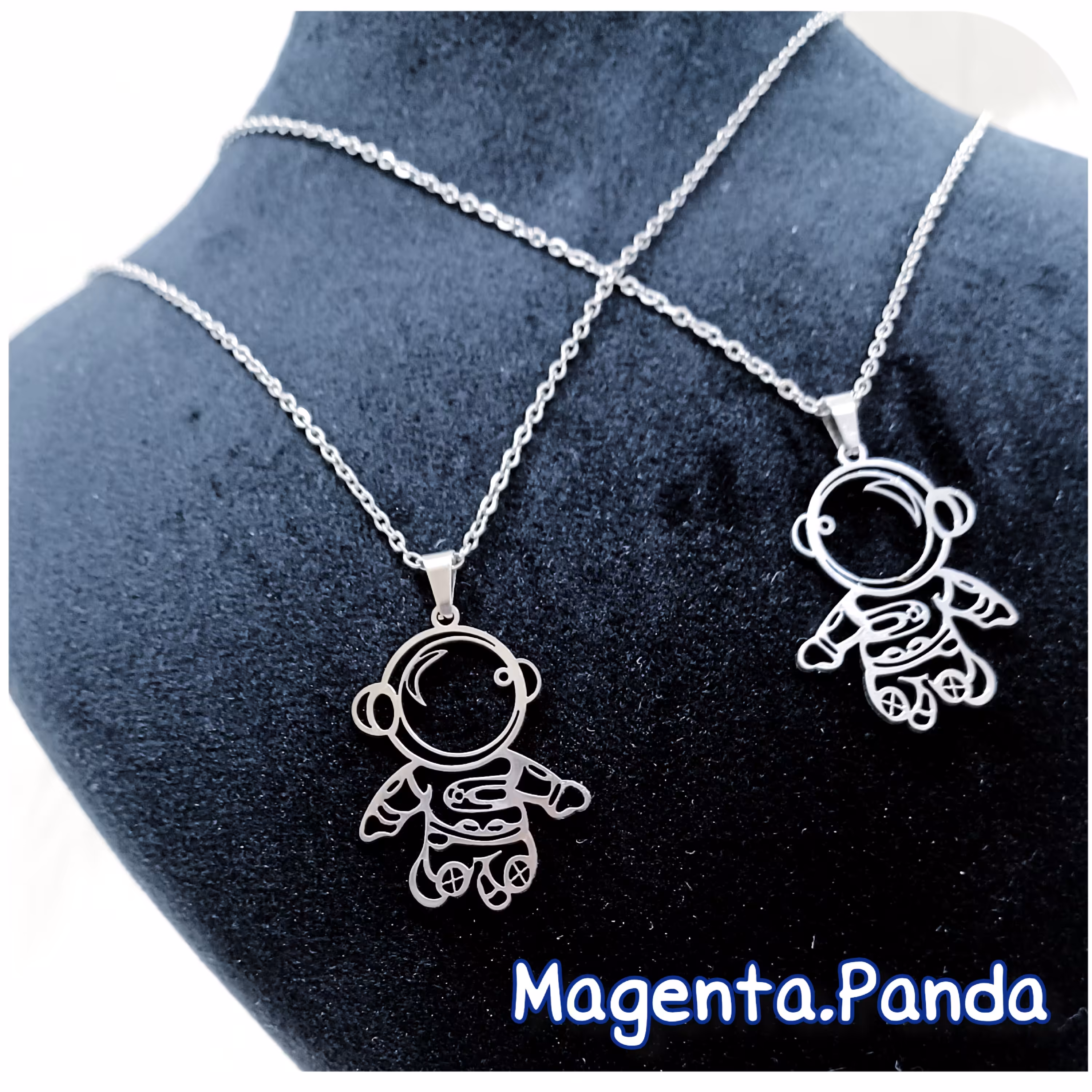 گردنبند فضانورد استیل رنگ ثابت 100 سال استفاده کن لذتشو ببر