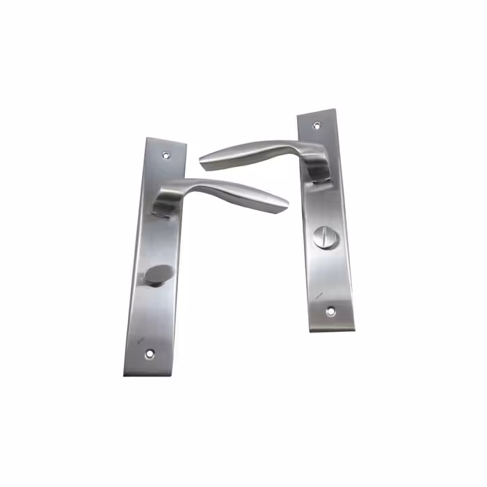 دستگیره پلاک آهنی ( آیرون ) سرویس چپ مدل 7723 نیروانا استیل خش دار کلون