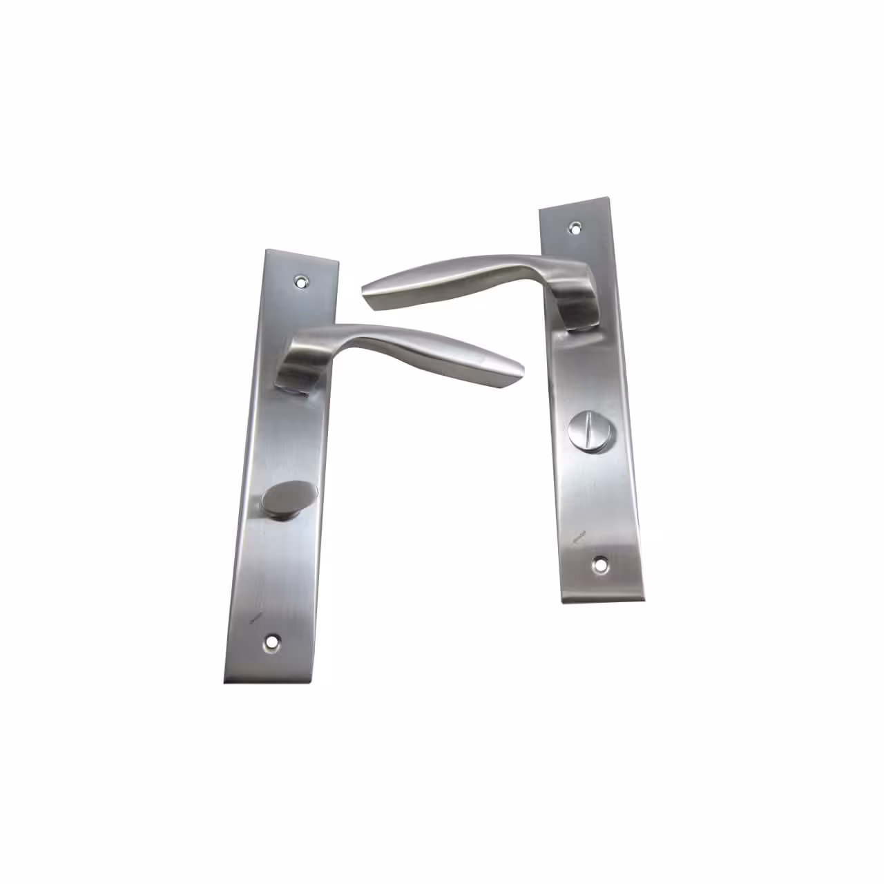 دستگیره پلاک آهنی ( آیرون ) سرویس چپ مدل 7723 نیروانا استیل خش دار کلون