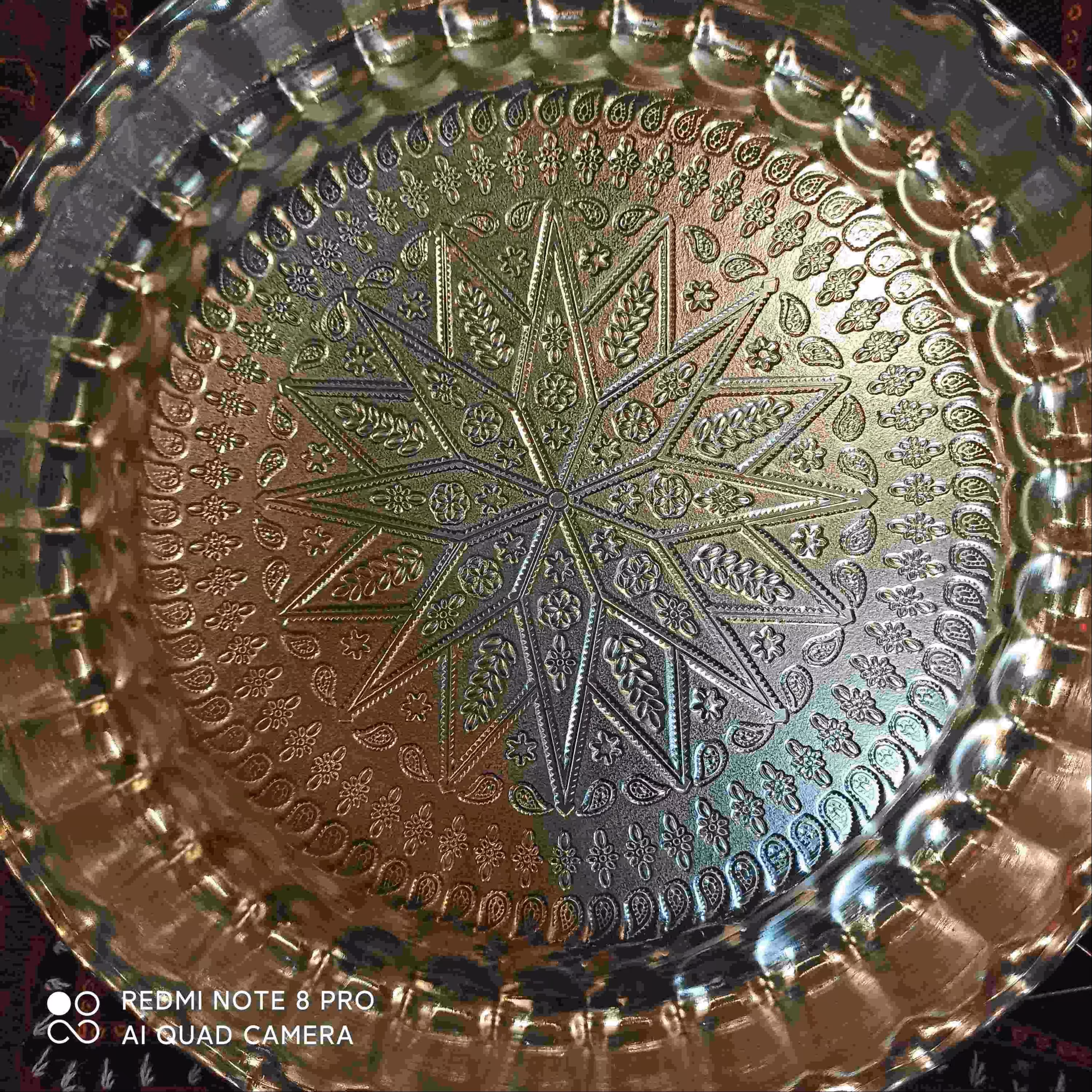 سینی مسی نقشدار بیست و نه و نیم