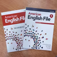 کتاب زبان امریکن انگلیش فایل American English File 1 ویرایش سوم سایز وزیری به همراه کتاب کار 