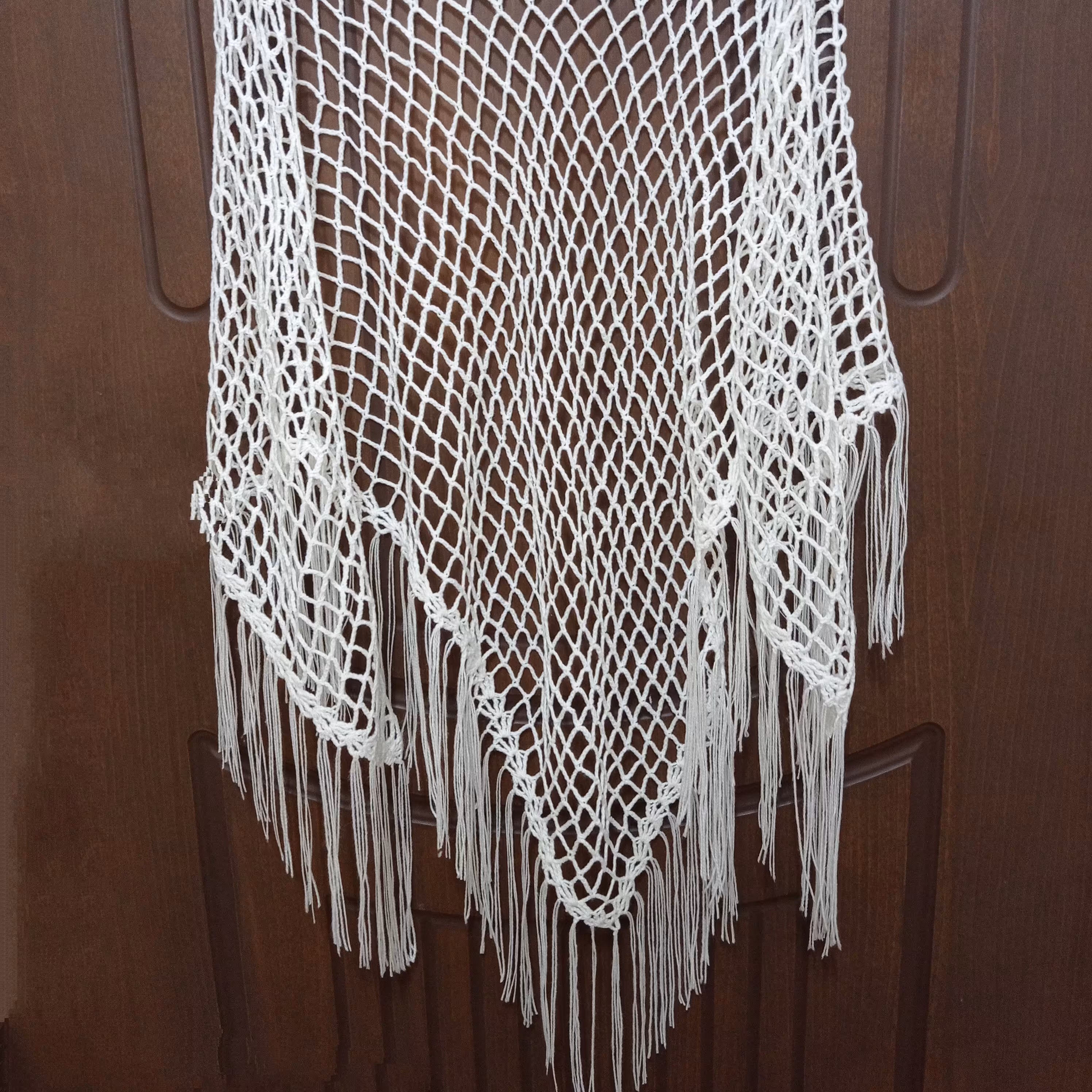 اشارپ و رودوشی دست بافت کاموایی سایز بزرگ برای لباس محلی