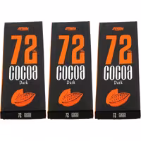  شکلات تلخ 72% آی سودا - 85 گرم بسته 3 عددی