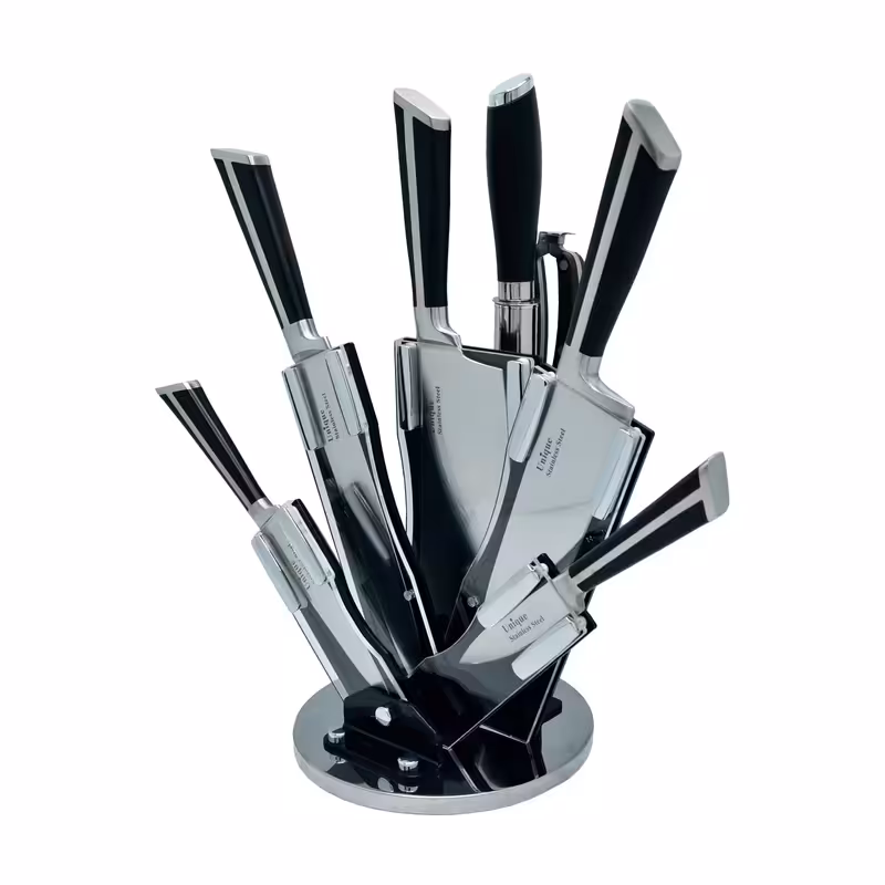 سرویس چاقو 8 پارچه یونیک مدل گردان کد 5522